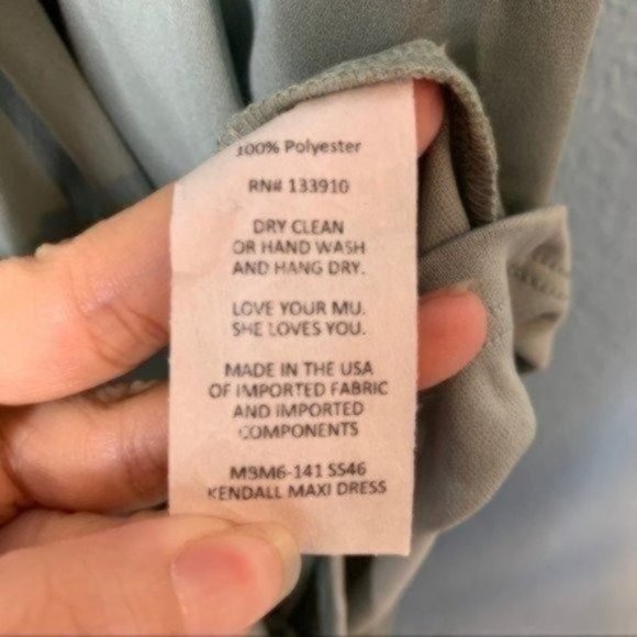 NWOT Show Me Your Mumu Silver Sage Kendall Maxi Dress | Medium - Picture 6 of 7